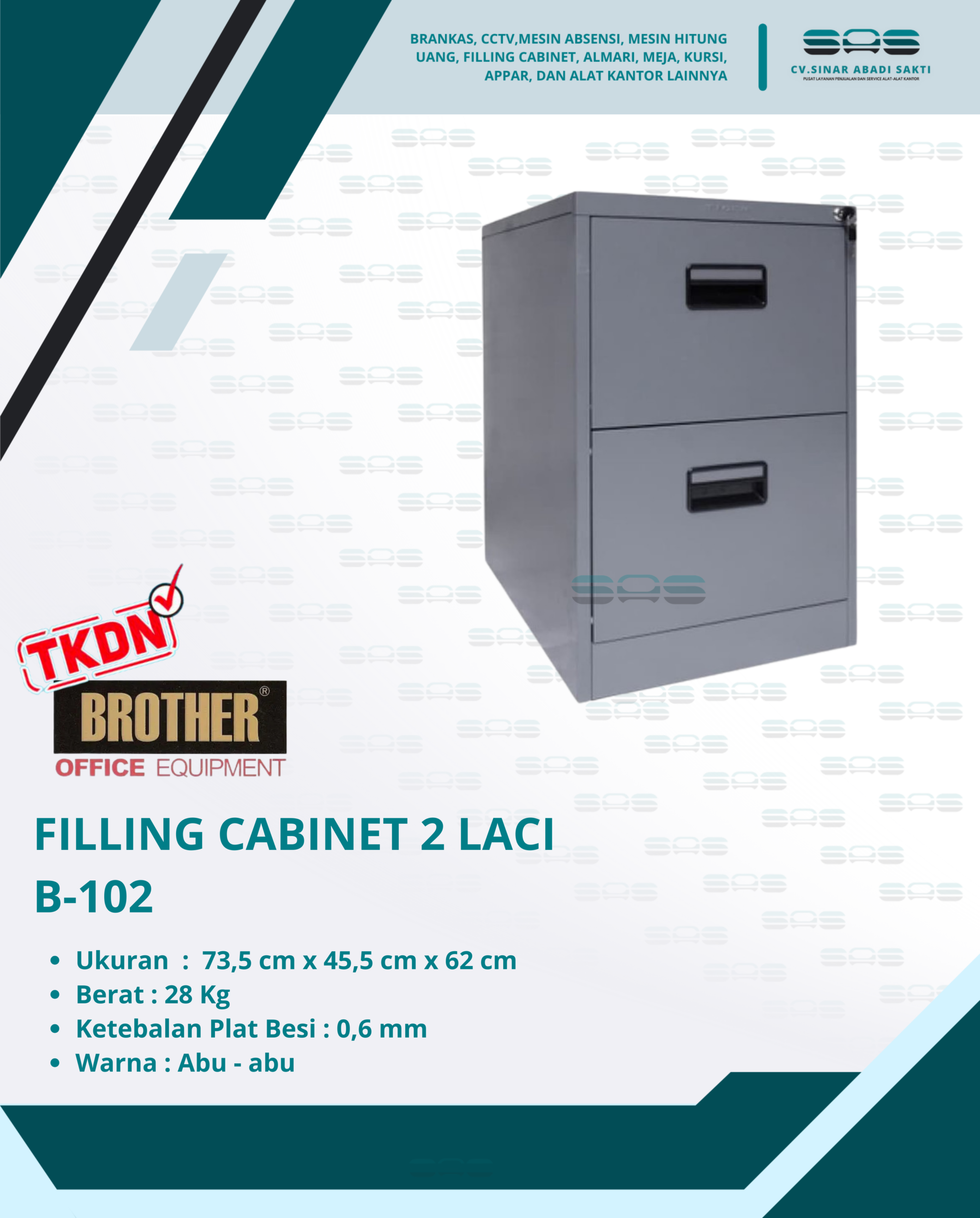 LOCKER WITH 6 COMPARTEMENT (L-556) - Lyon - Almari, Almari Kantor