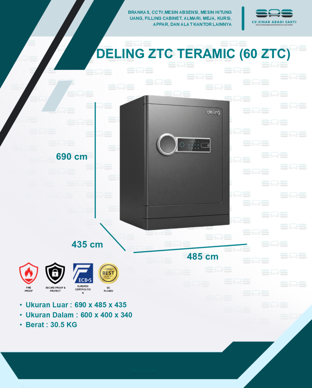 DELING ZTC TERAMIC (60 ZTC) - Deling - Brankas