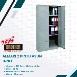 Brother - ALMARI TINGGI 2 PINTU AYUN (B - 203)