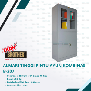 Brother - ALMARI TINGGI PINTU AYUN KOMBINASI (B - 207)