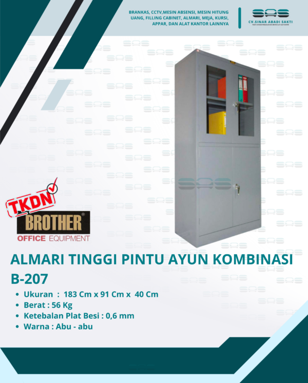 Brother - ALMARI TINGGI PINTU AYUN KOMBINASI (B - 207)