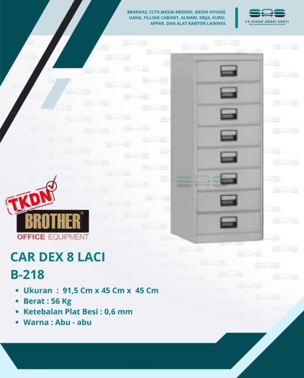 Brother - CAR DEX 8 LACI (B - 218)