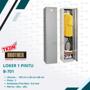Brother - LOKER 1 PINTU (B - 701)