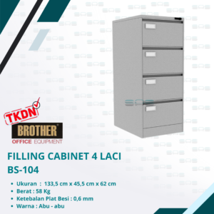 Brother - FILLING CABINET 4 LACI SUPER (BS - 104)