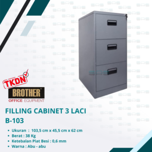 FILLING CABINET 3 LACI (B-103)