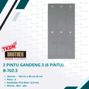 2 PINTU GANDENG 3 (6 PINTU) (B-702-3)