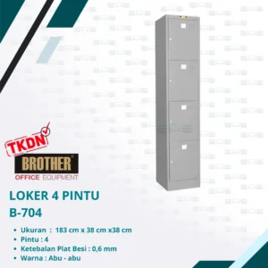 LOKER 4 PINTU (B-704)
