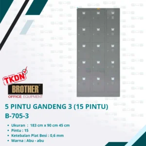 5 PINTU GANDENG 3 (15 PINTU) (B-705-3)