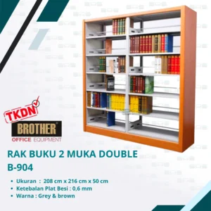 RAK BUKU 2 MUKA DOUBLE (B-904)