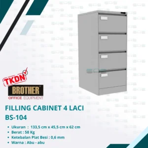 FILLING CABINET 4 LACI SUPER (BS - 104)